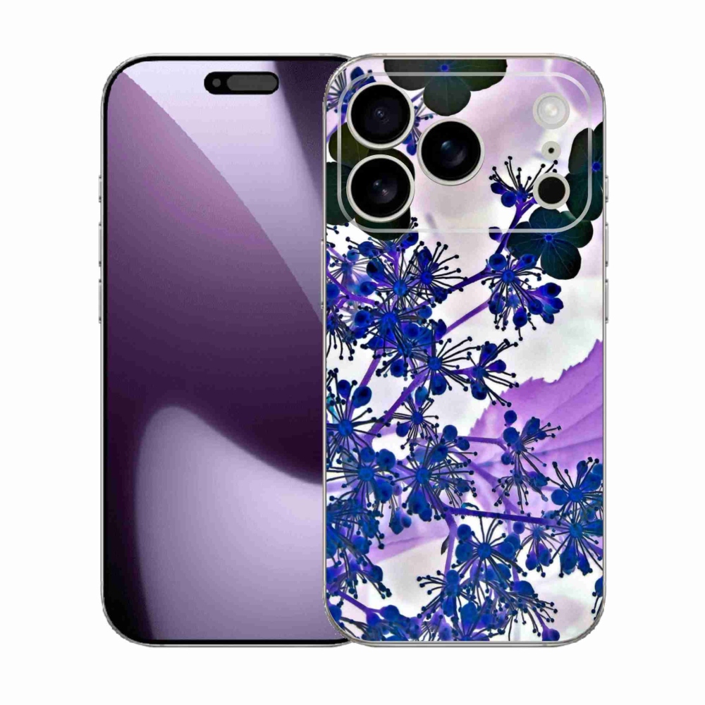 Gélový kryt mmCase na iPhone 17 Pro - kvet hortenzie