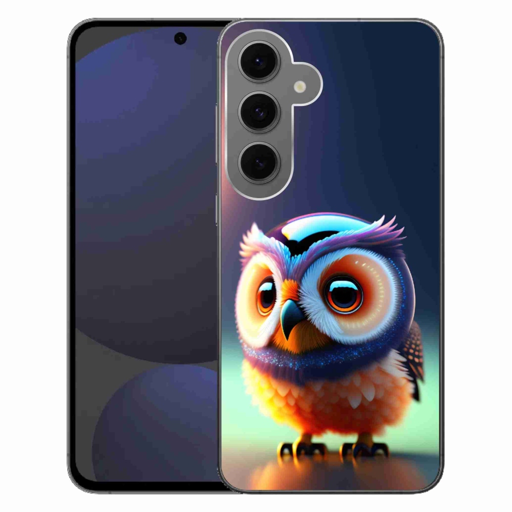 Gélový kryt mmCase na Samsung Galaxy S24 FE - sovička