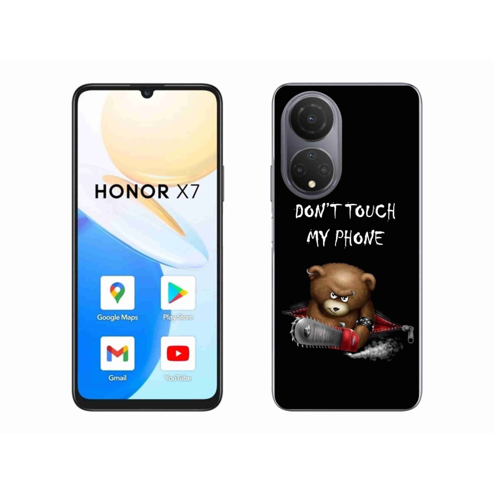 Gélový kryt mmCase na Honor X7 - nesiahaj na telefón