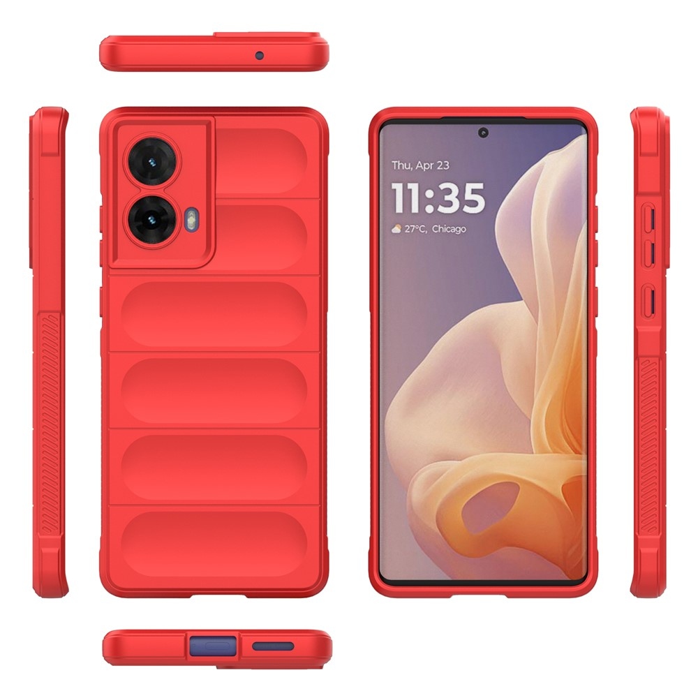 Rugg odolný gélový obal na Motorola Moto G85 5G - červený