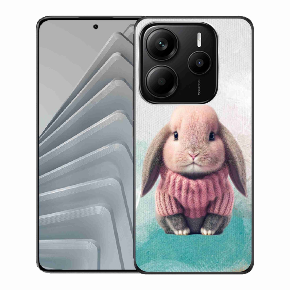Gélový kryt mmCase na Xiaomi Redmi Note 14 5G - králíček vo svete