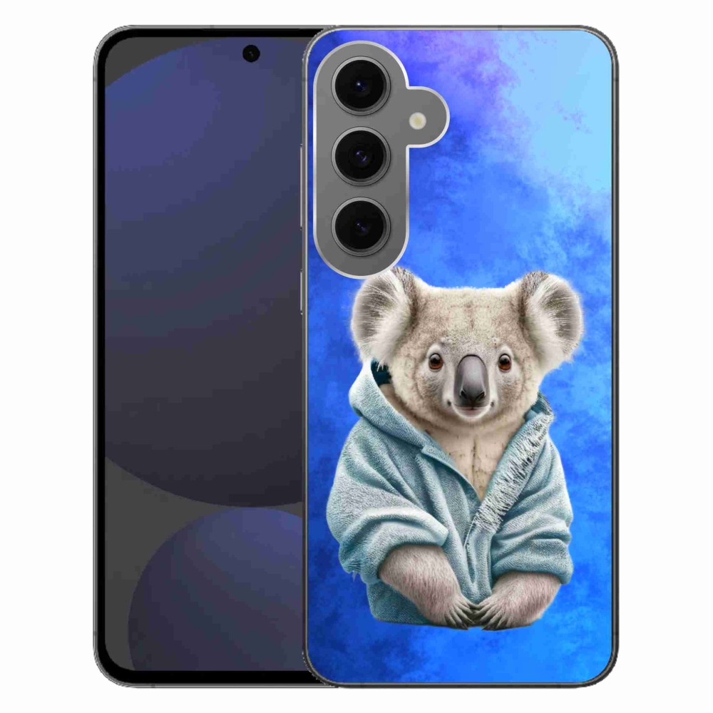 Gélový kryt mmCase na Samsung Galaxy S24 FE - koala vo svetri