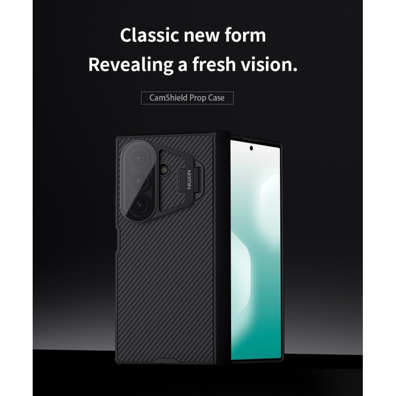 Nillkin CamShield Prop (Transparent Lens) Zadný kryt pre Samsung Galaxy Z Fold 7 Black