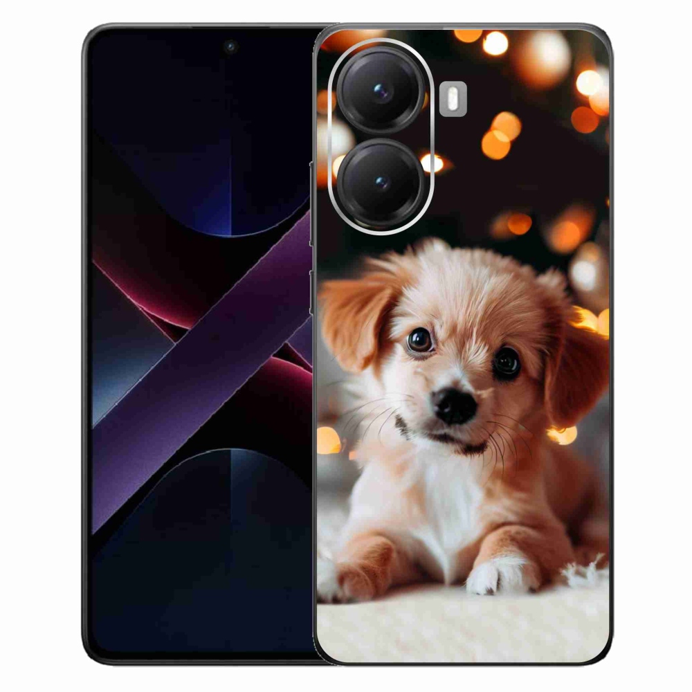 Gélový kryt mmCase na Xiaomi Poco X7 Pro 5G - šteniatko