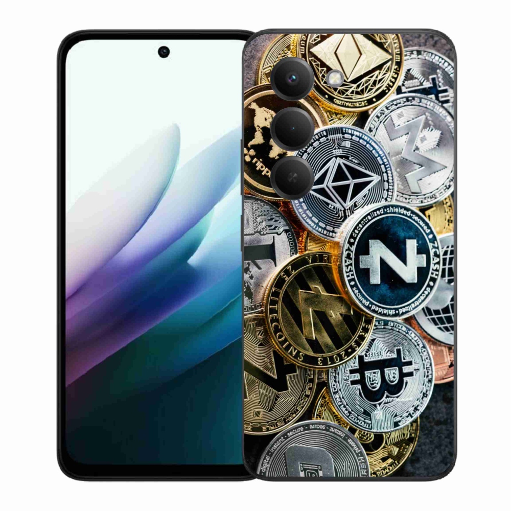 Gélový kryt mmCase na Xiaomi Redmi 15 4G/5G (171mm) - kryptomeny