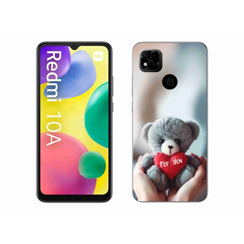 Gélový kryt mmCase na Xiaomi Redmi 10A - medvedík pre zamilovaných