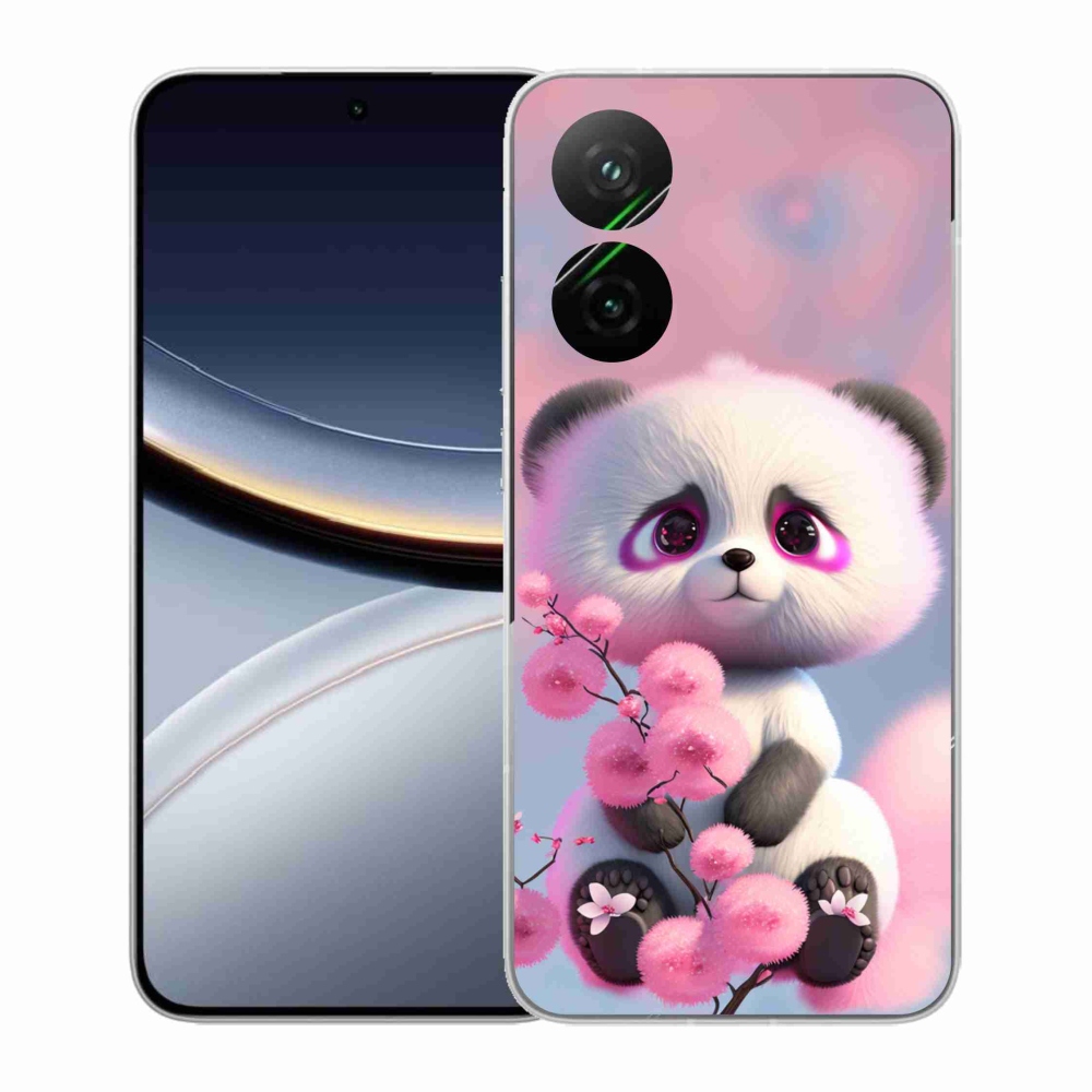 Gélový kryt mmCase na Xiaomi Poco F7 5G - roztomilá panda 1
