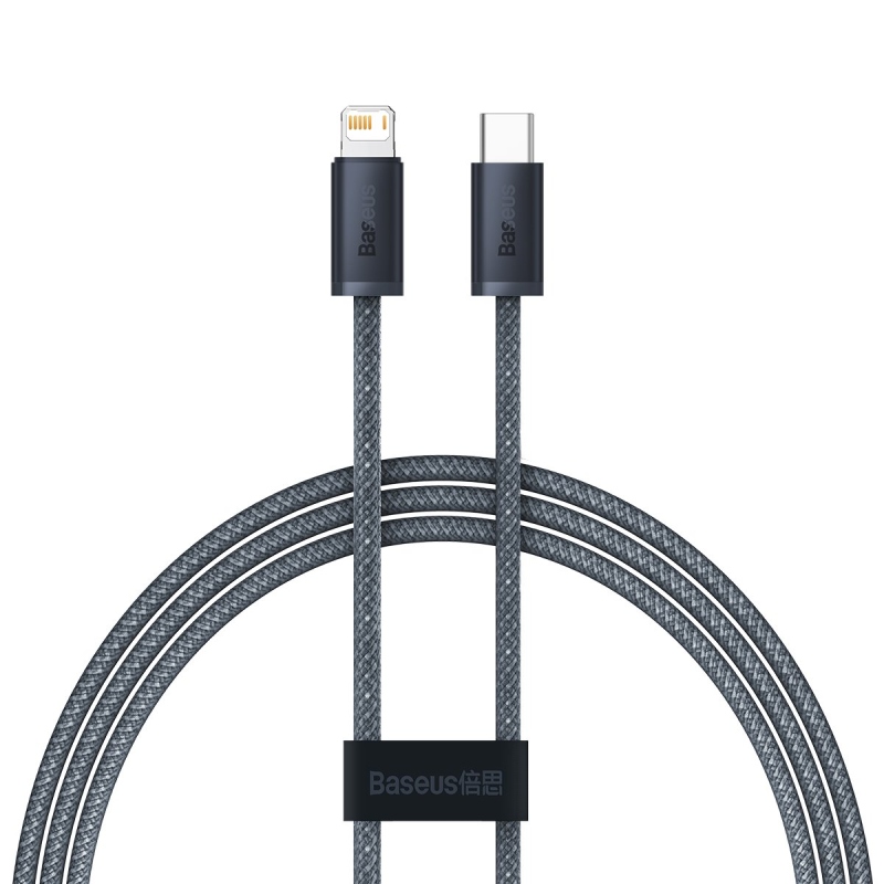 Baseus Dynamic Series Fast Charging Dátový Kábel USB-C - Lightning 20W 1m Slate Gray