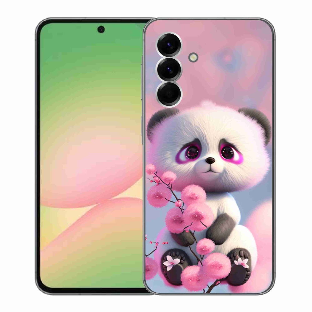 Gélový kryt mmCase na Samsung Galaxy A56 5G - roztomilá panda 1