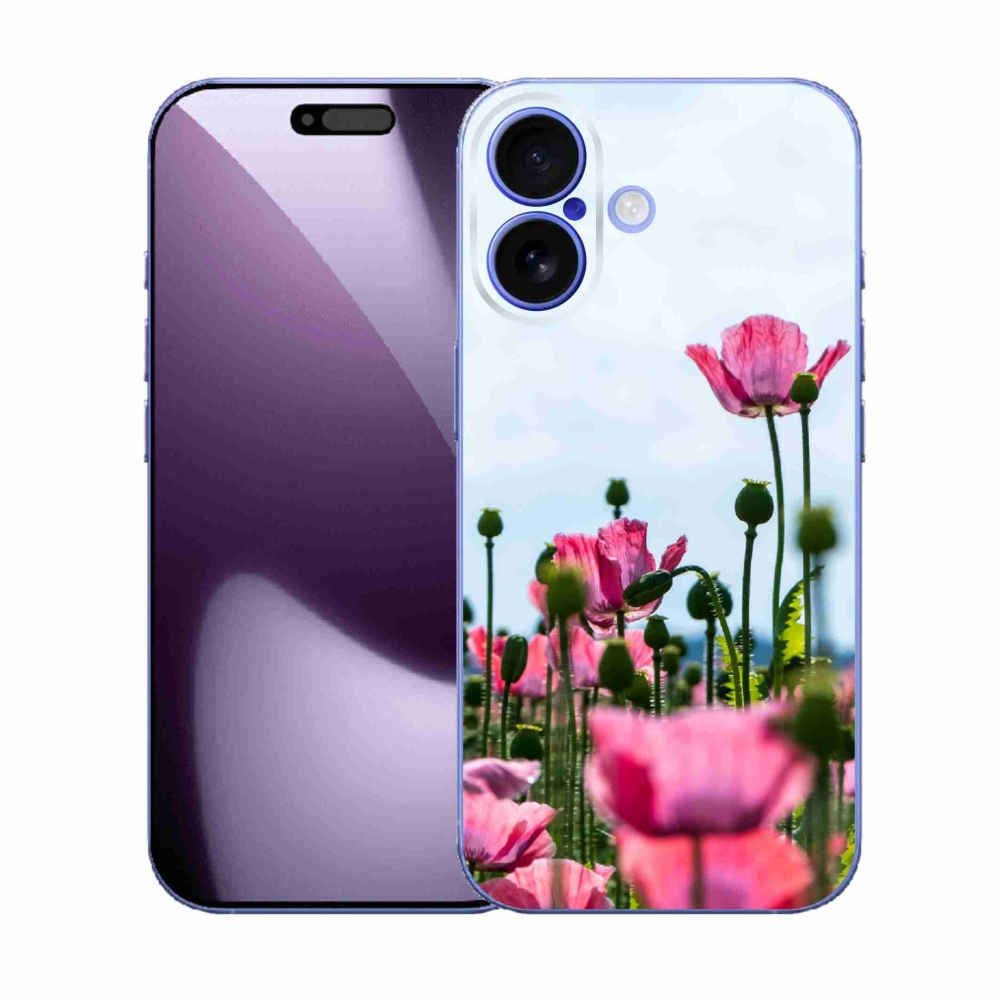 Gélový kryt mmCase na iPhone 17 - vlčí mak