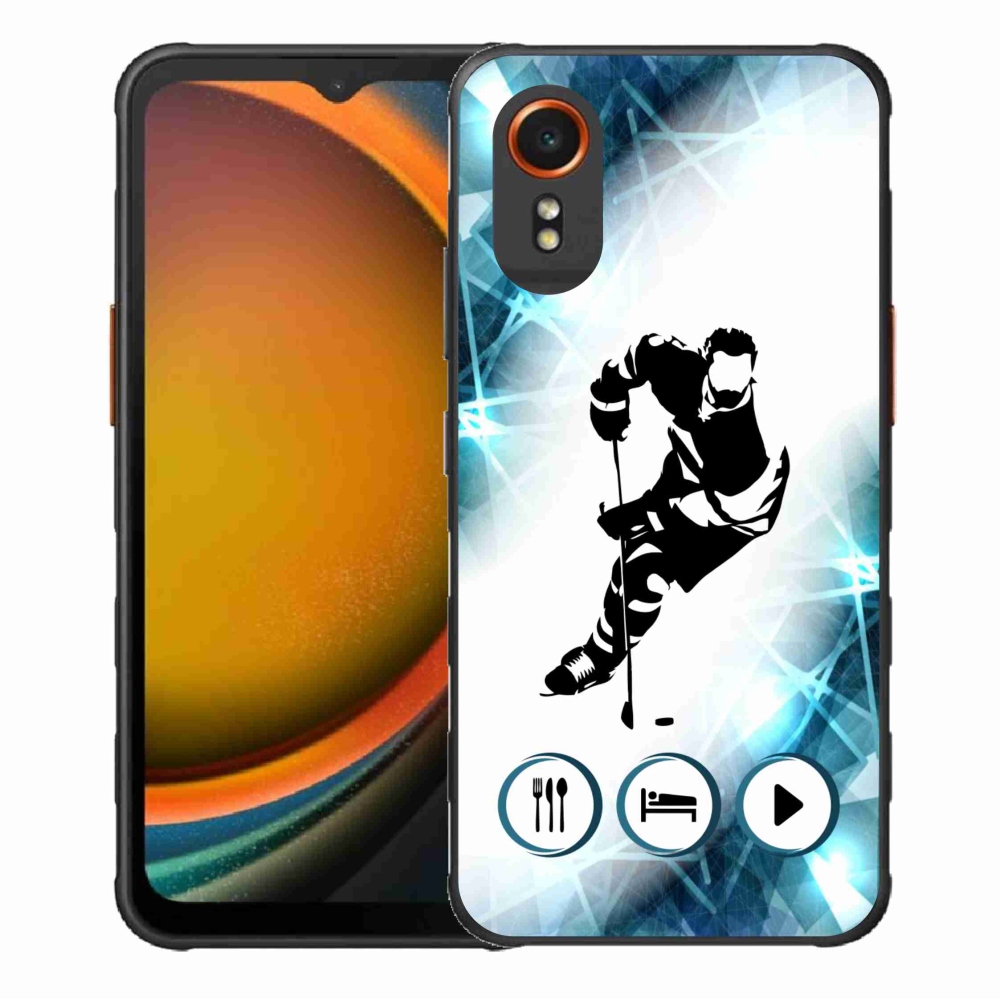 Gélový kryt mmCase na Samsung Galaxy Xcover 7 - hokej 1