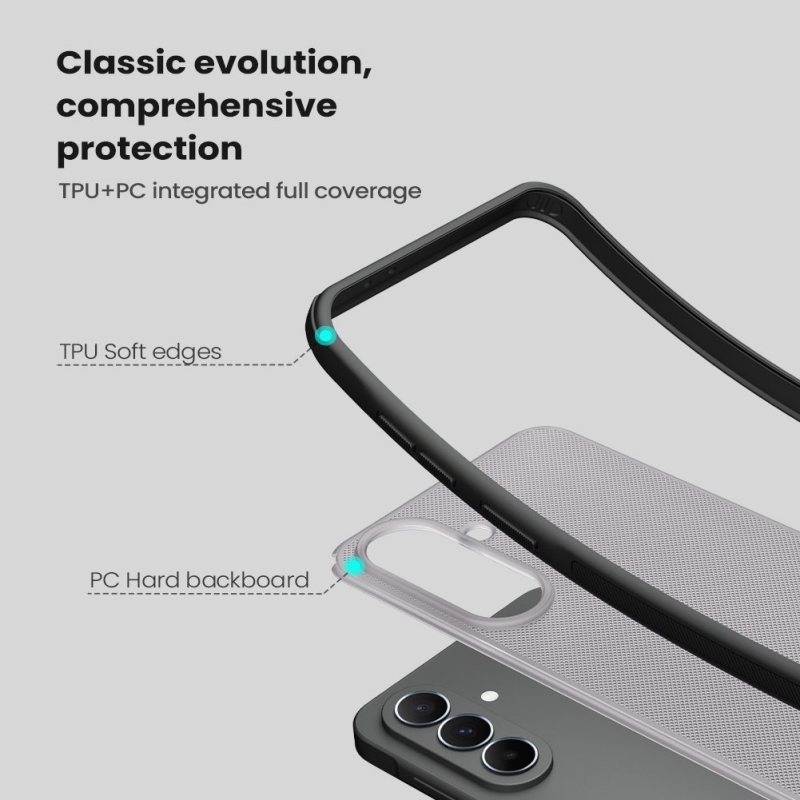 Nillkin Super Frosted PRO Zadný kryt pre Samsung Galaxy A37 Transparent Black