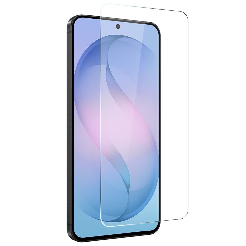 NORTHJO priehľadný gélový obal + tvrdené sklo na Samsung Galaxy S26 FE - priehľadný