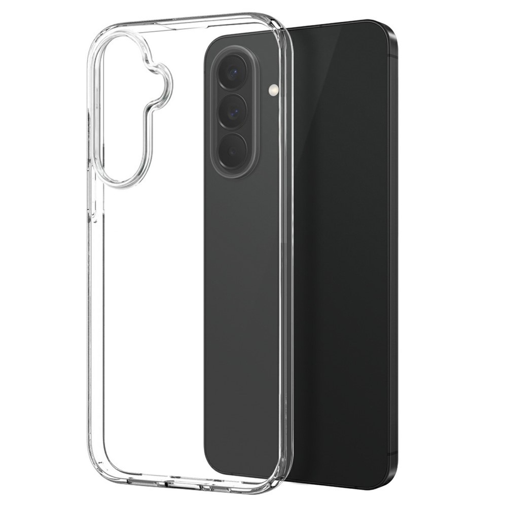 NORTHJO priehľadný gélový obal + tvrdené sklo na Samsung Galaxy S26 FE - priehľadný