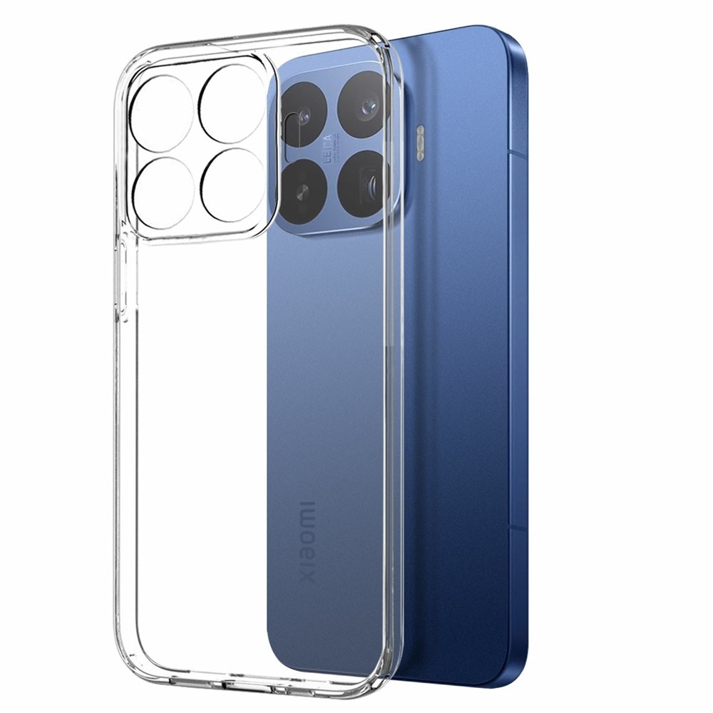 NORTHJO priehľadný gélový obal + tvrdené sklo na Xiaomi 17T Pro - priehľadný