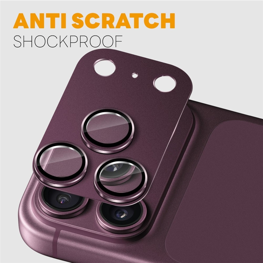 NORTHJO sklo šošovky fotoaparátu na mobil iPhone 18 Pro Max - fialové