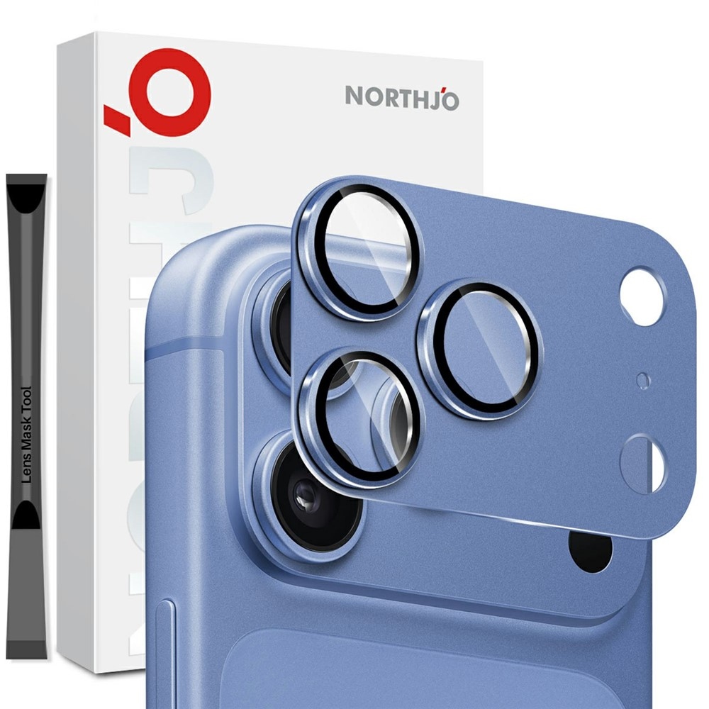 NORTHJO sklo šošovky fotoaparátu na mobil iPhone 18 Pro Max - modré
