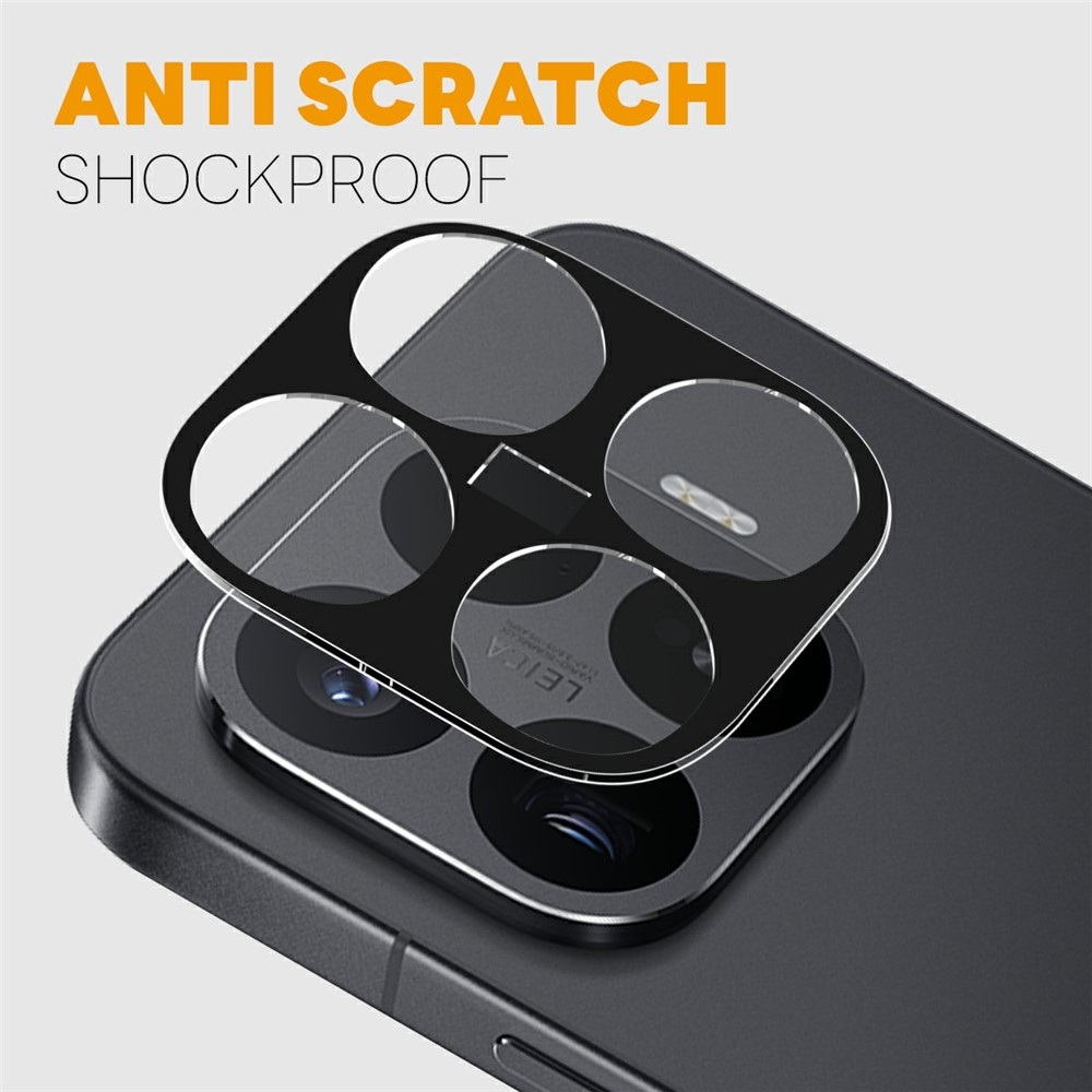 NORTHJO sklo šošovky fotoaparátu na mobil Xiaomi 17T Pro - čierne