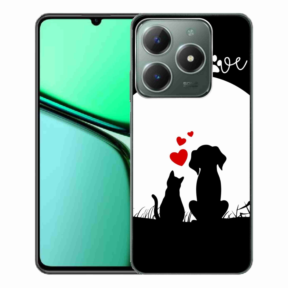Gélový obal mmCase na Realme C61 - zvieracia láska