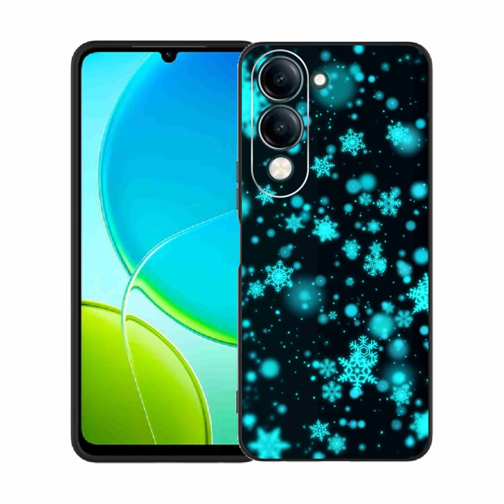 Gélový kryt mmCase na Vivo Y29s 5G - snehové vločky 1