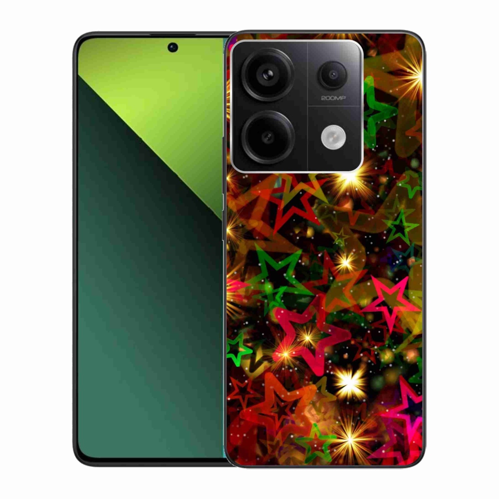 Gélový kryt mmCase na Xiaomi Redmi Note 13 Pro 5G/Poco X6 5G - farebné hviezdičky