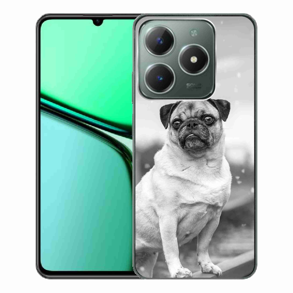 Gélový obal mmCase na Realme C61 - mops