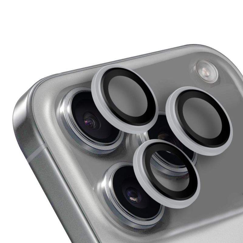 BALENIE:ME Lens Protector pre Apple iPhone 17 Pro/17 Pro Max Silver