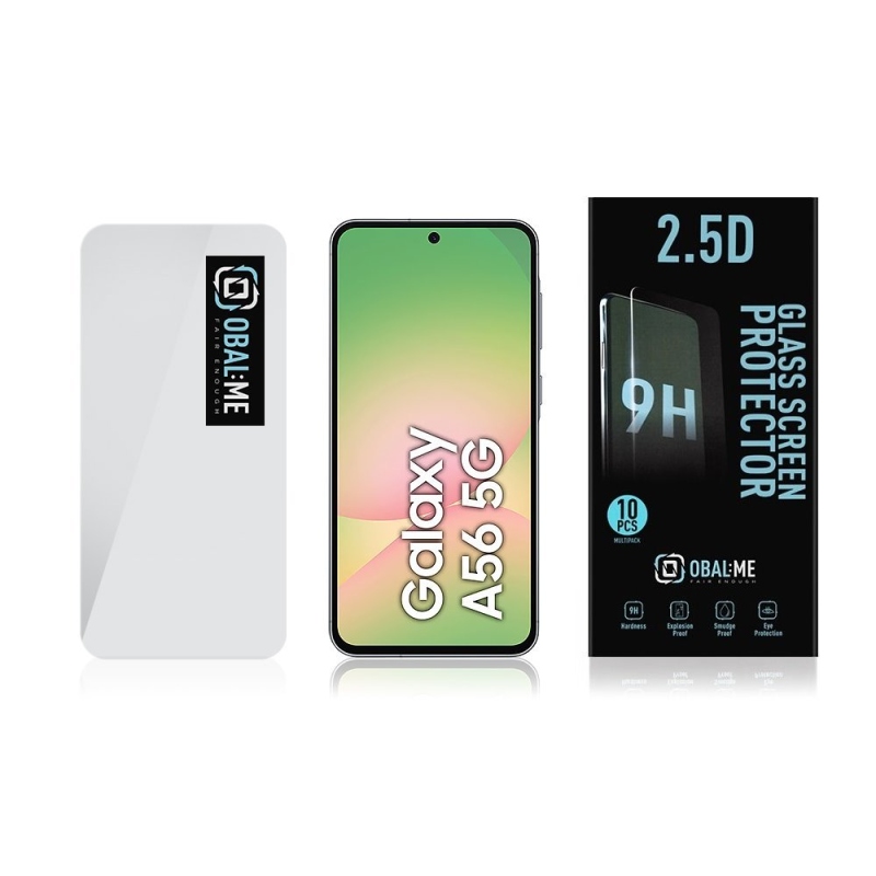 OBAL:ME Multipack 2.5D Tvrdené Sklo pre Samsung Galaxy A56 5G Clear (10ks)