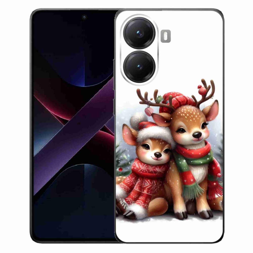 Gélový kryt mmCase na Xiaomi Poco X7 Pro 5G - vianočné soby