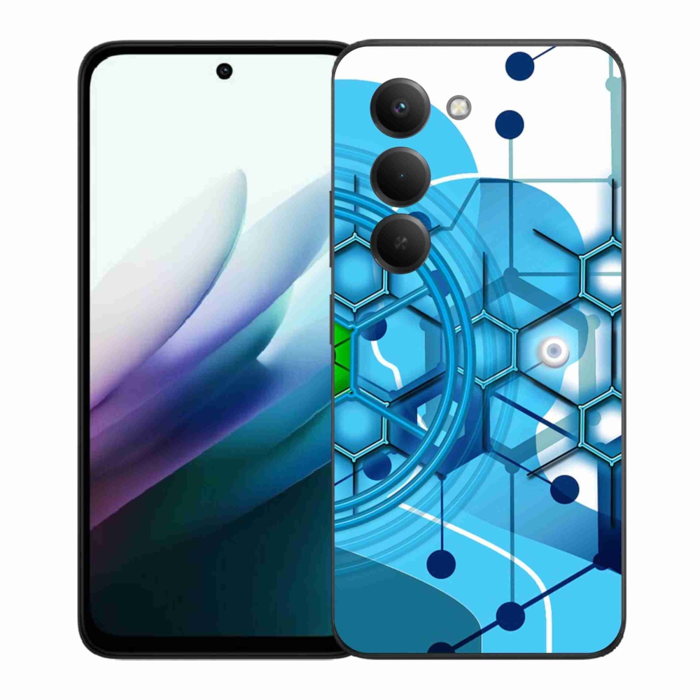 Gélový kryt mmCase na Xiaomi Redmi 15 4G/5G (171mm) - abstraktný vzor 2