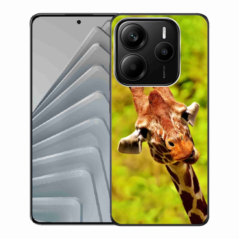 Gélový kryt mmCase na Xiaomi Redmi Note 14 5G - žirafa