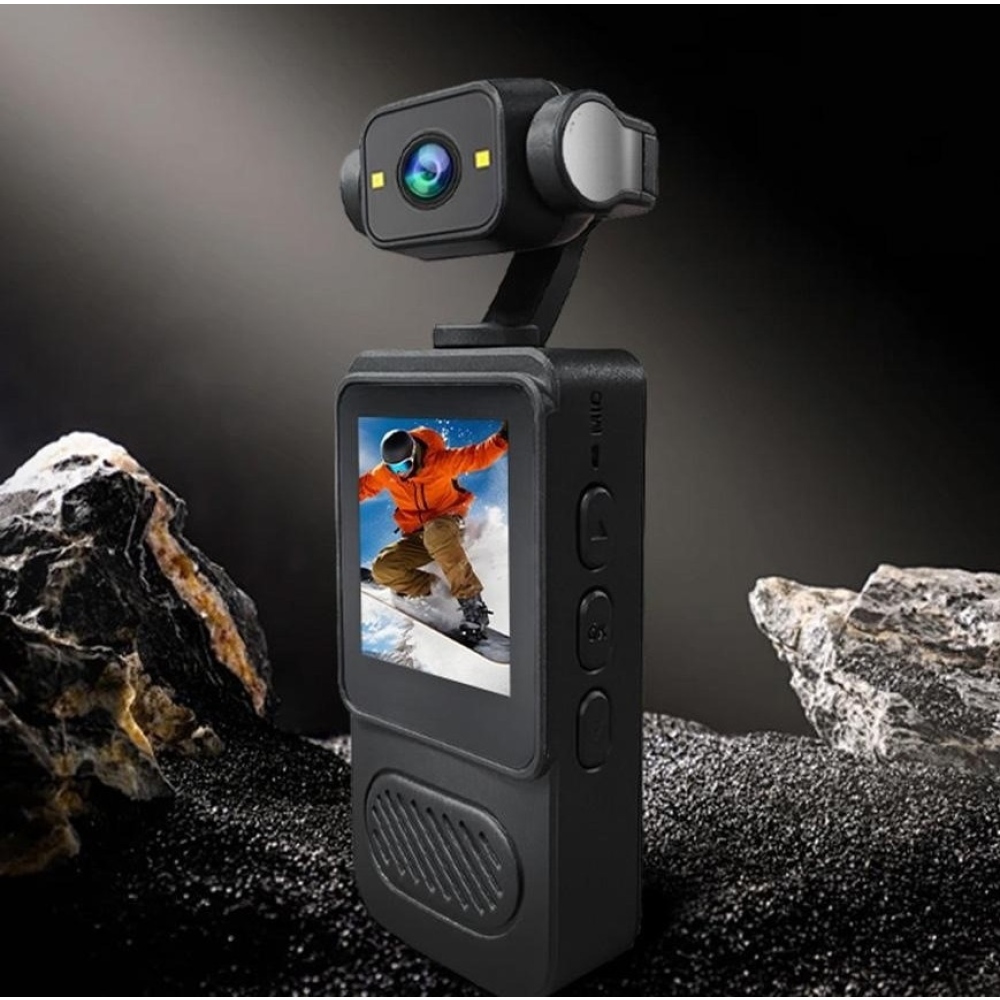 Y2 mini 4K kamera s displejom, otočným objektívom a prisvetlením