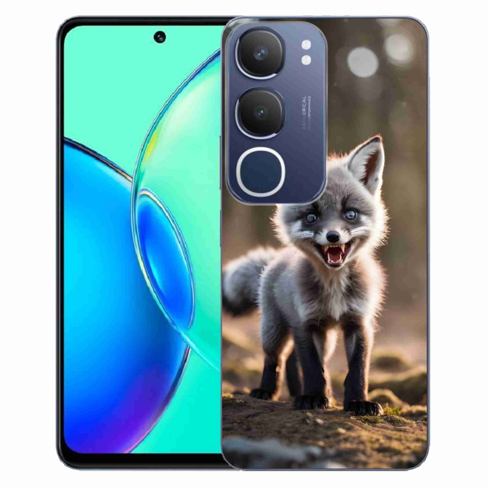 Gélový kryt mmCase na Vivo Y19s - rozzúrená líška