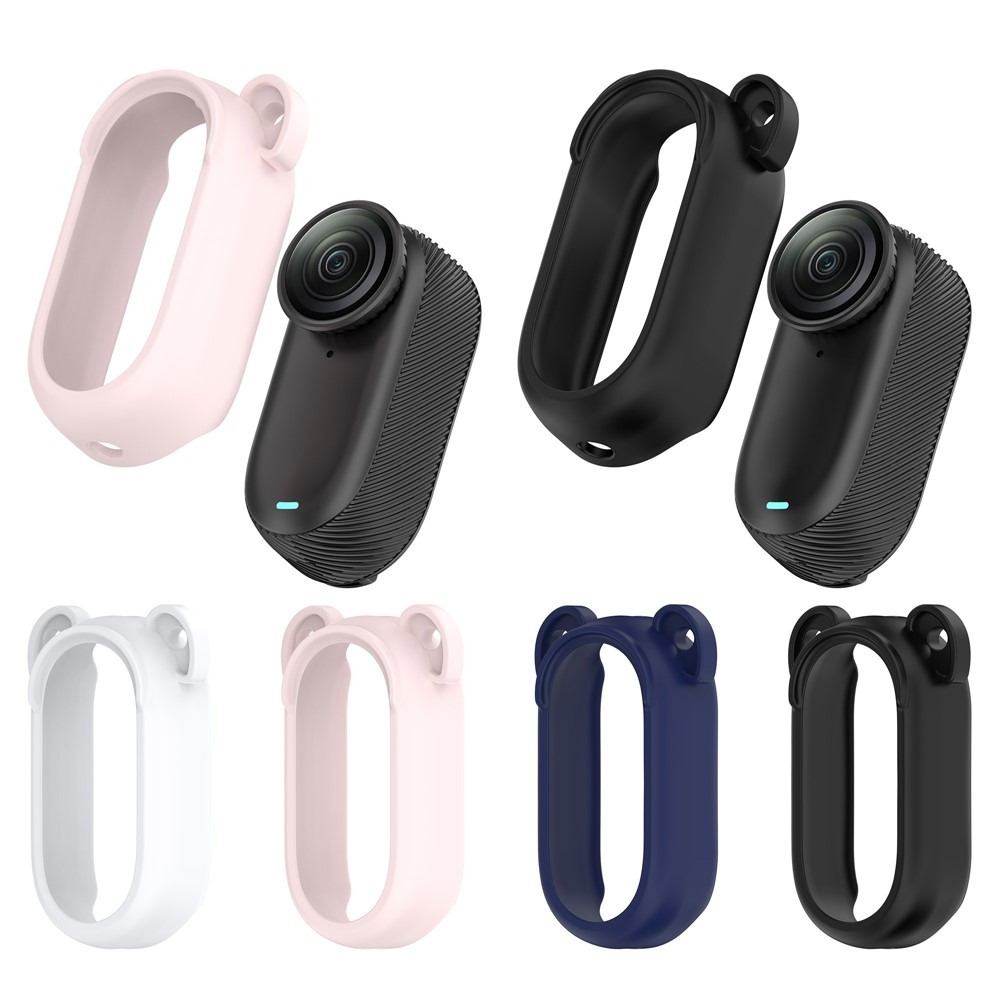 Silikónový ochranný obal pre Insta360 GO 3 / GO 3S - čierny