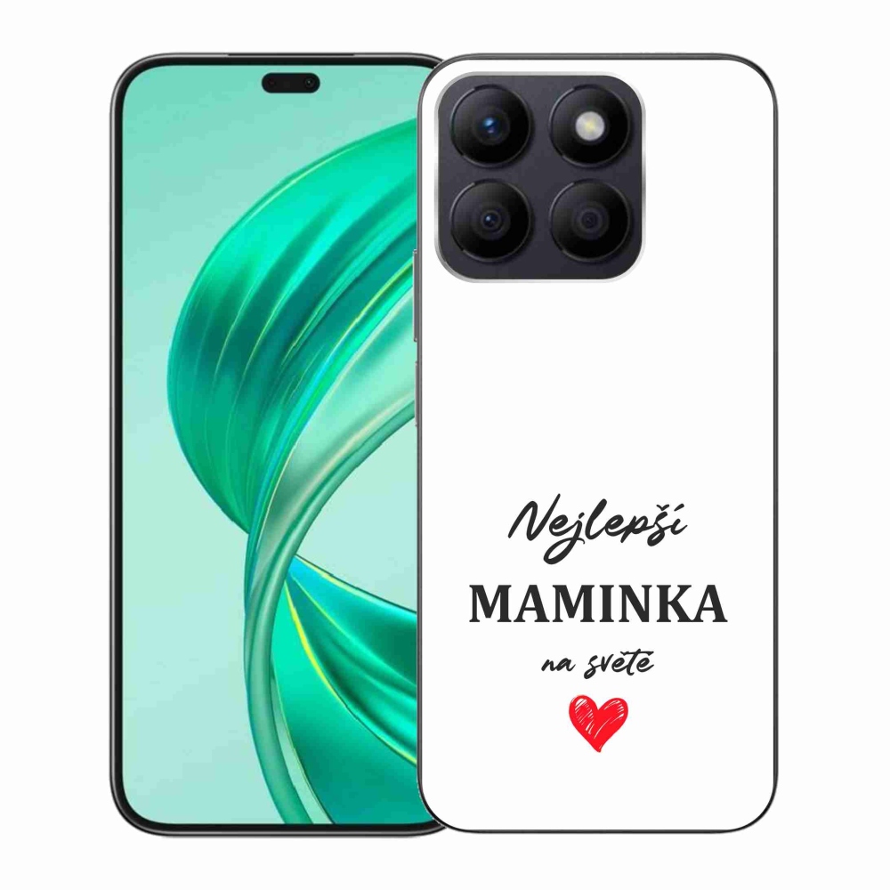 Gélový kryt mmCase na Honor X8b - najlepšia mamička 1 biele pozadie