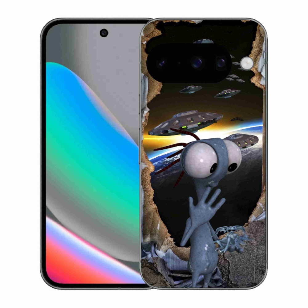 Gélový kryt mmCase na Google Pixel 10 - mimozemšťan