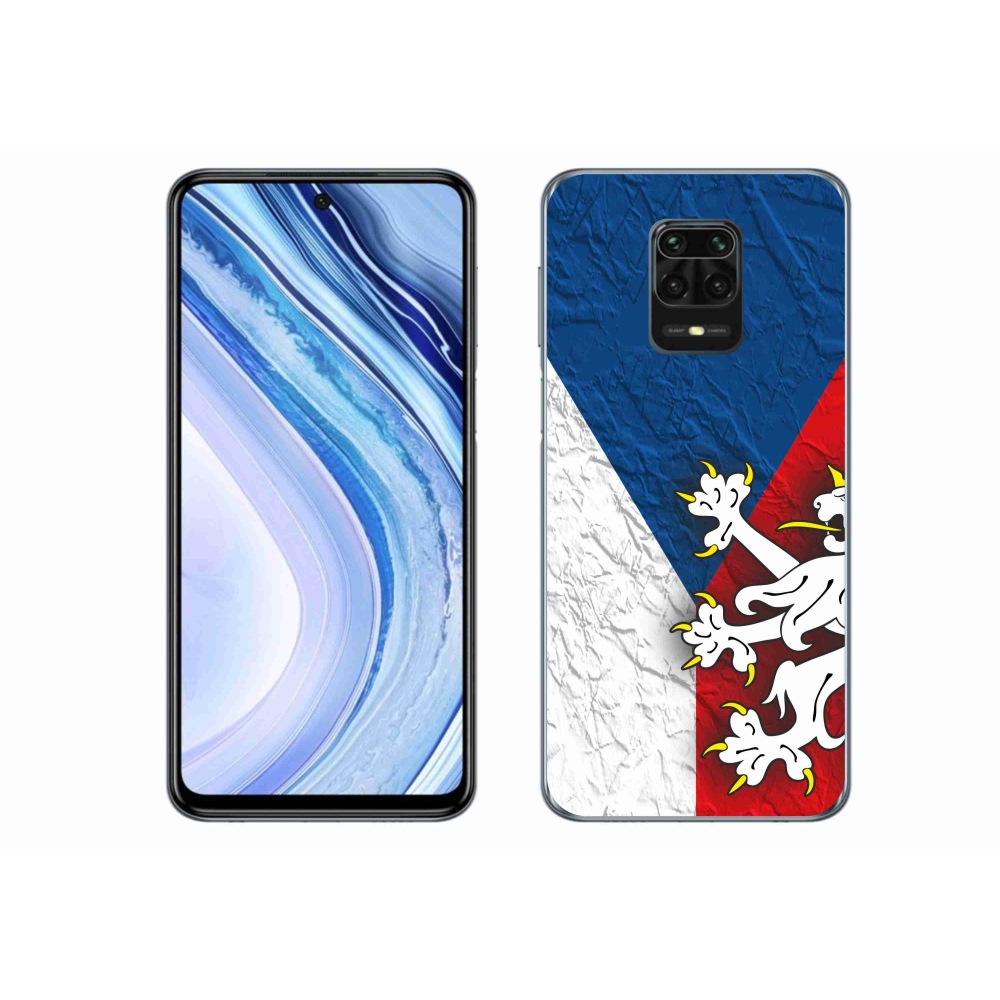 Gélový kryt mmCase na Xiaomi Redmi Note 9S - česká vlajka 1