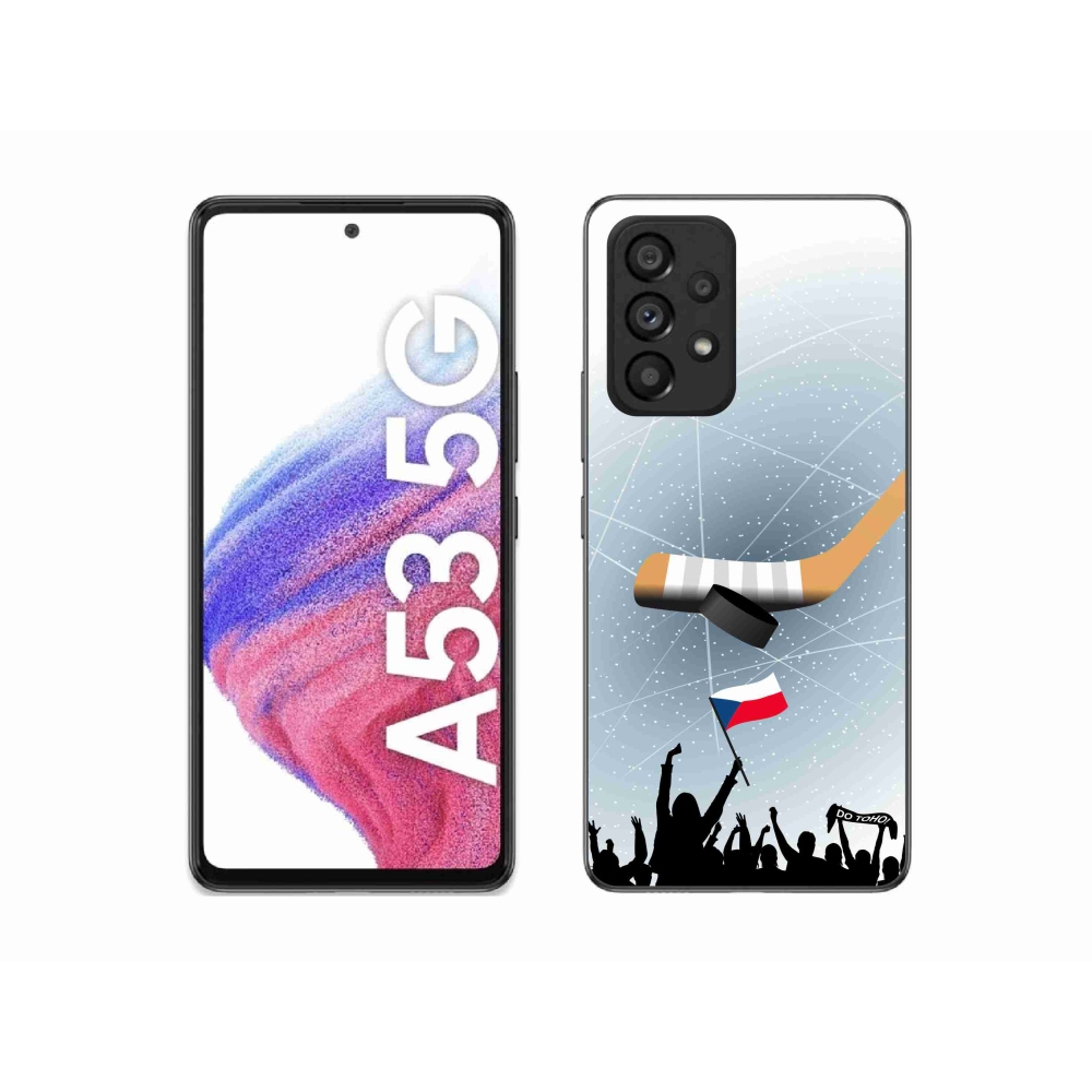 Gélový kryt mmCase na Samsung Galaxy A53 5G - fanúšikovia hokeja