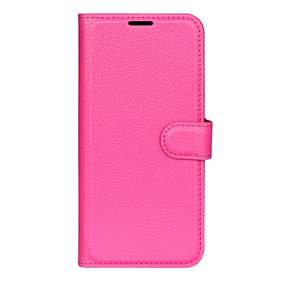Litchi knižkové puzdro na Xiaomi Poco F7 5G - rose