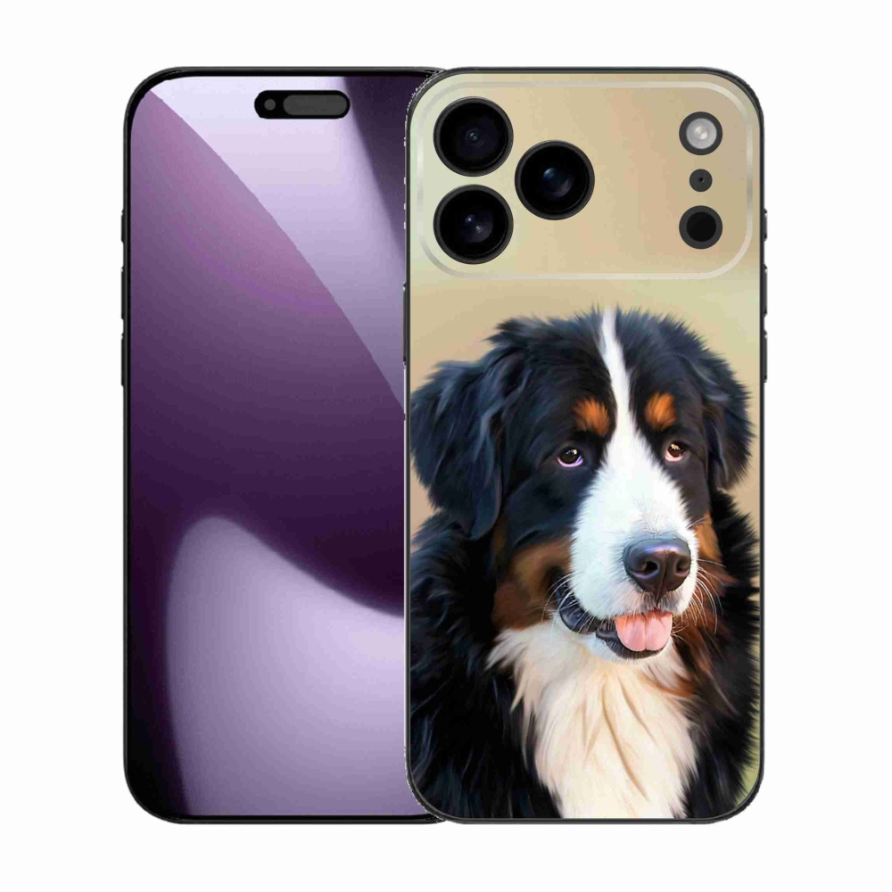 Gélový kryt mmCase na iPhone 17 Pro Max - bernský salašnícky pes
