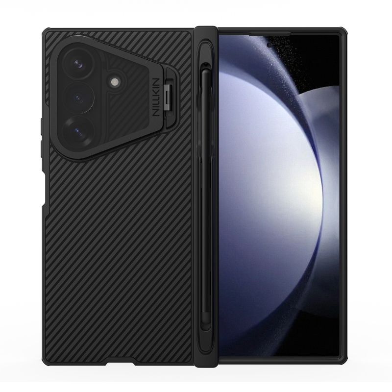 Nillkin CamShield Prop Magnetic Pen Slot (transparentný objektív) – zadný kryt pre Samsung Galaxy Z Fold 8 Ultra Black