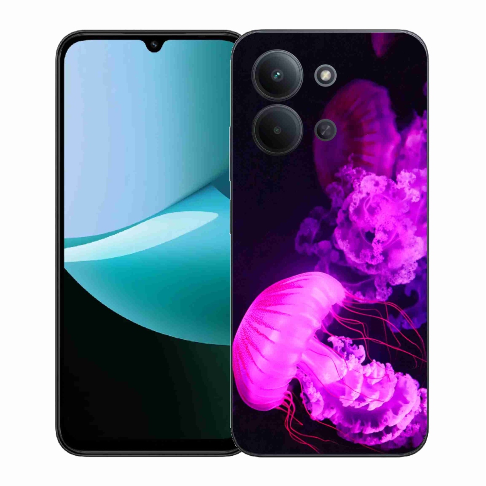 Gélový kryt mmCase na Xiaomi Redmi 15C 4G (171mm)/Poco C85 4G (171mm) - medúza 1