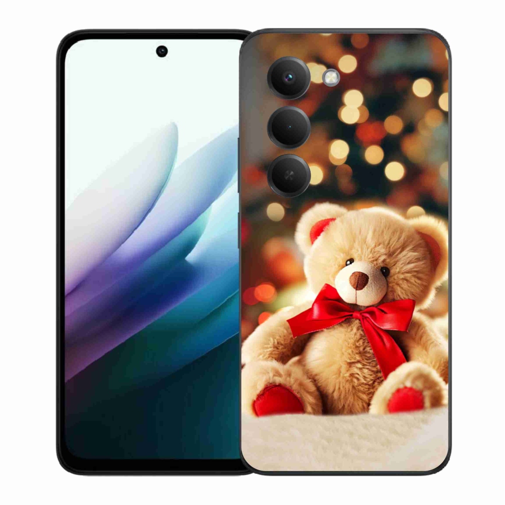 Gélový kryt mmCase na Xiaomi Redmi 15 4G/5G (171mm) - plyšový medvedík
