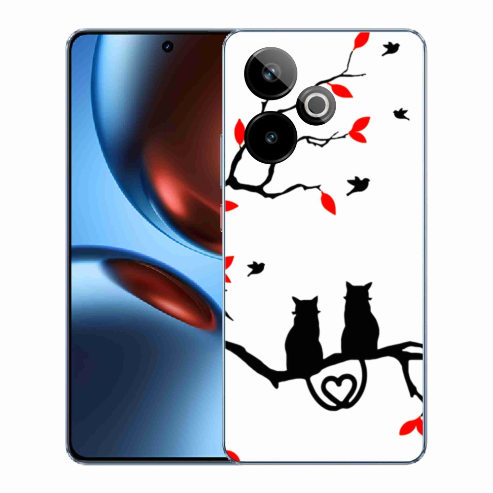 Gélový kryt mmCase na Realme GT 7 5G/GT 7T 5G - mačacia láska