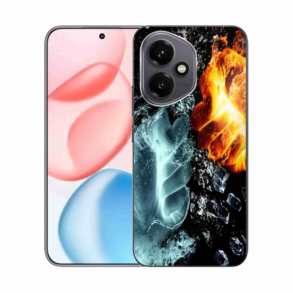 Gélový kryt mmCase na Honor 400 - voda a oheň