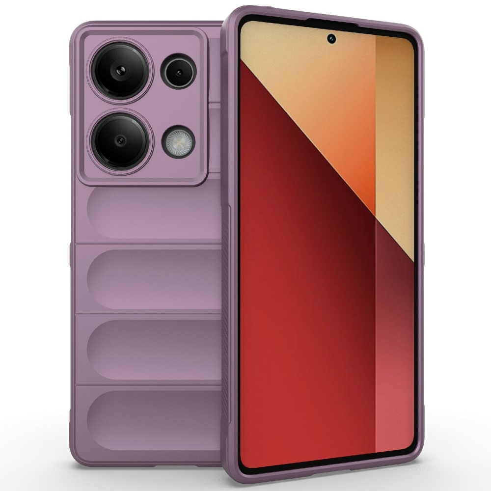 Rugg odolný gélový obal na Xiaomi Redmi Note 14S - svetlofialový