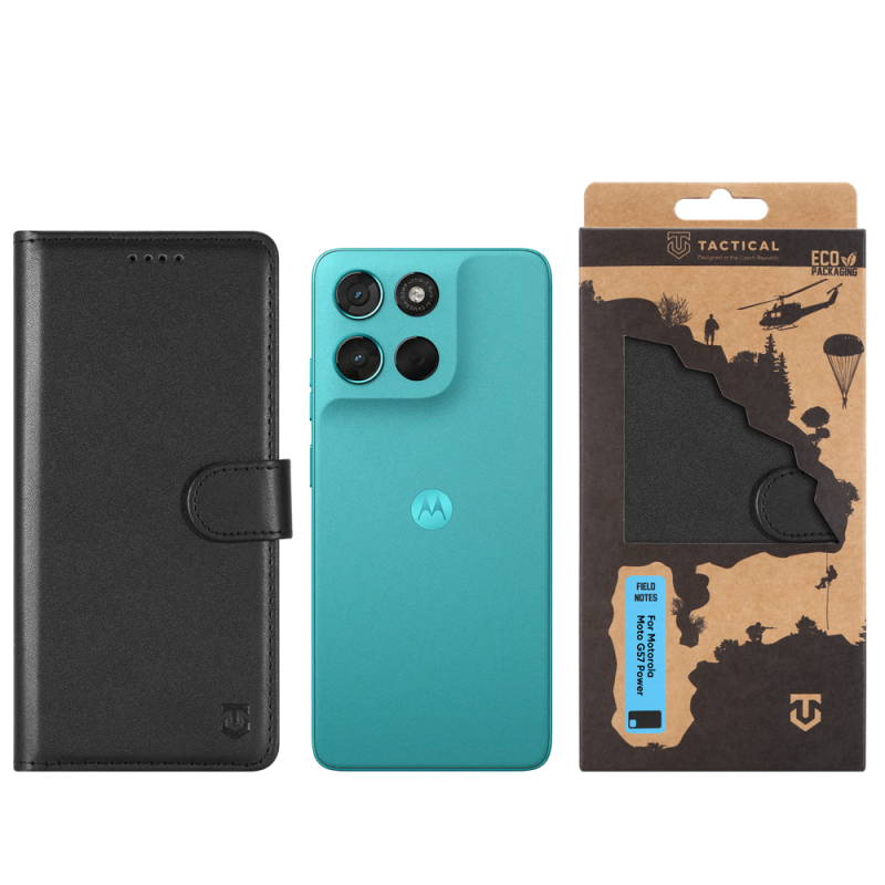 Taktické poznámky do poľa pre Motorola Moto G57 Power Black