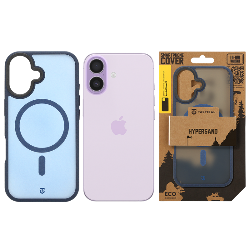 Tactical MagForce Hypersand puzdro pre Apple iPhone 17 Deep Blue