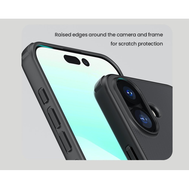 Nillkin Super Frosted PRO Magnetický zadný kryt pre Apple iPhone 17 Black