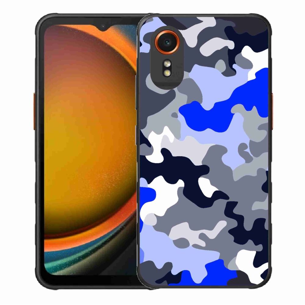 Gélový kryt mmCase na Samsung Galaxy Xcover 7 - maskáčový vzor 8